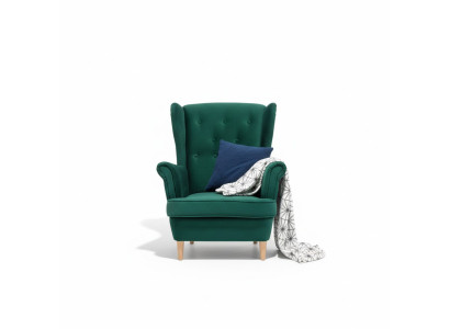 Lounge ear chair club designer furniture TV sofa chair velvet upholstery seat new