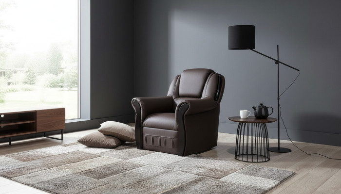 Luxury Designer Armchair Lounge Club Relax Chair TV Hotel Upholstered Sofa Seat