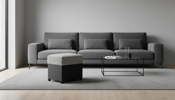 Stool Sofa Pouf Cushion Side Stool Footrest Ottoman Furniture Stool