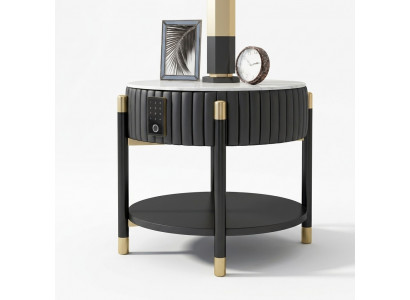 Side table, nightstand, sofa table, coffee tables, coffee table, fingerprint scan system