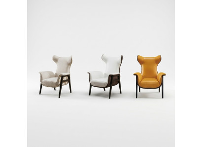 Wing chair upholstered chair TV armchair upholstered armchair fabric armchair