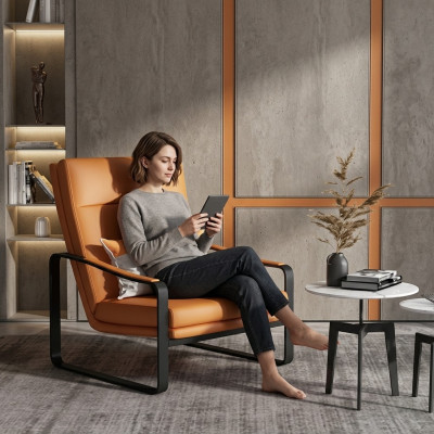 Lounge chair club chair cocktail chair reclining chair relax read luxury