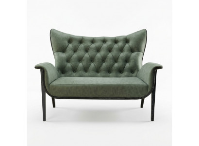 Chesterfield Sofa 2-Seater Upholstered Designer Couches Suite Sofas Two-Seater