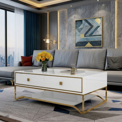 Coffee table side table living room table sofa table high gloss