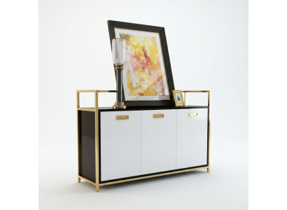 Design dresser cabinet luxury stainless steel dressers cabinet decorative shelf