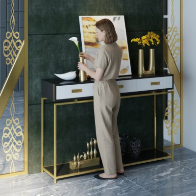 Console table console wall table side table table console decor table wall