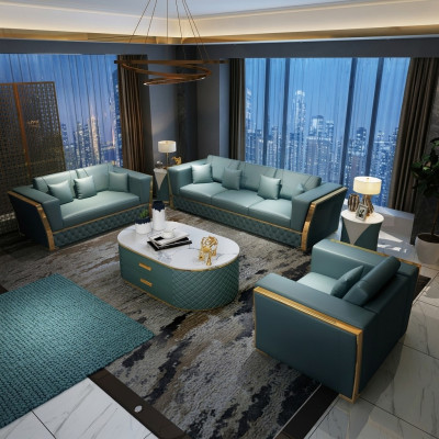 Sofa set couch suite 3+2+1 designer sofa design couch seating group 3-piece set.
