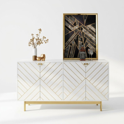 Designer dresser, decorative chest of drawers, cabinet, XXL designer.