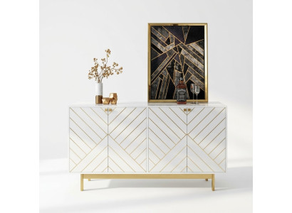 Designer dresser, decorative chest of drawers, cabinet, XXL designer.