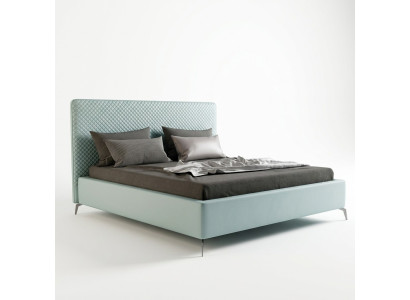 Double bed leather bed beds bed leather upholstery bedroom marriage