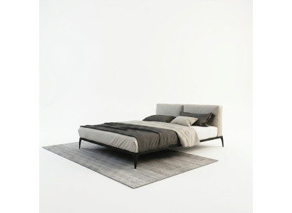 Upholstered bed beds bed hotel upholstered designer double luxury decor design