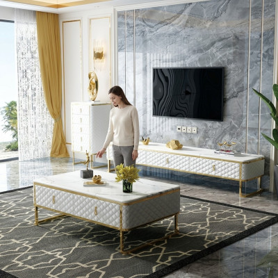 Designer TV console sideboard dresser side low board decorative cabinet room shelf
