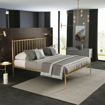 Italian leather designer furniture bed double bedroom 180x200cm