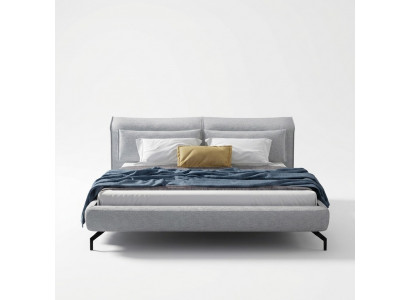 Italian designer furniture bed double bedroom 180x200cm leather