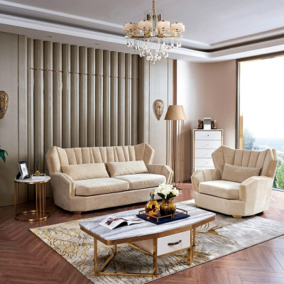 Complete set sofa suite 3+1 seater designer suite living landscape new