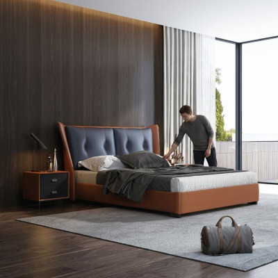 Italian designer furniture bed double bedroom 180x200cm new