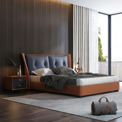 Italian designer furniture bed double bedroom 180x200cm new