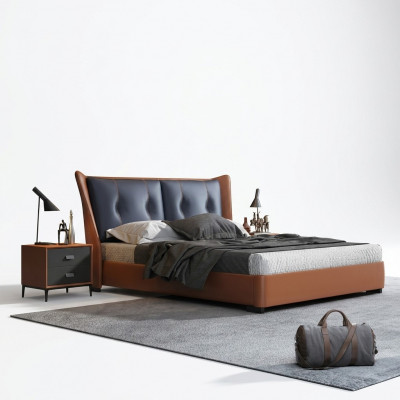 Italian designer furniture bed double bedroom 180x200cm new