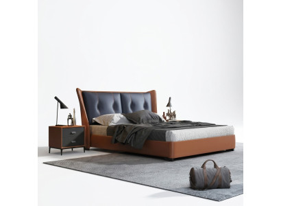 Italian designer furniture bed double bedroom 180x200cm new