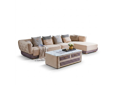 Corner sofa couch upholstery corner seating living landscape suite 2-piece.