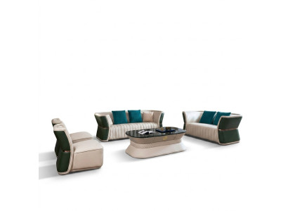 Complete set sofa suite 3+2+1+1 seats design sofa couch living landscape