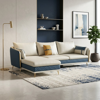 Corner sofa couch cushion living landscape corner sofas set L shape