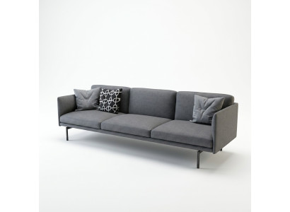 Design Sofa 3-Seater Living Room Couch Couches Upholstery Sofas Three-Seater