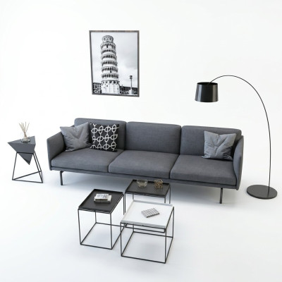Design sofa 4 seater living room couch couches upholstered sofas new XXL