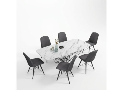 Design table dining table metal tables office conference dining room dining area