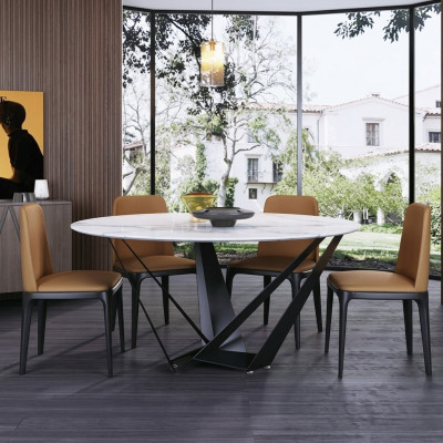 Round luxury dining table designer dining tables 130cm conference round tables