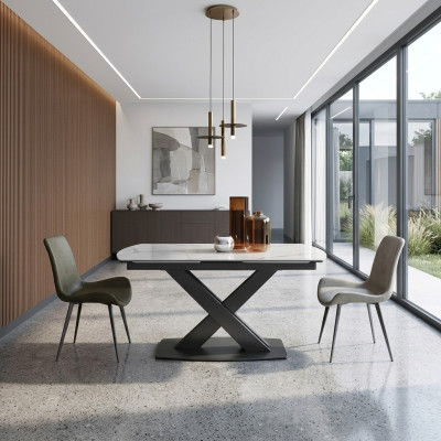 Modern wooden table dining table wood tables 120/180cm dining room extendable