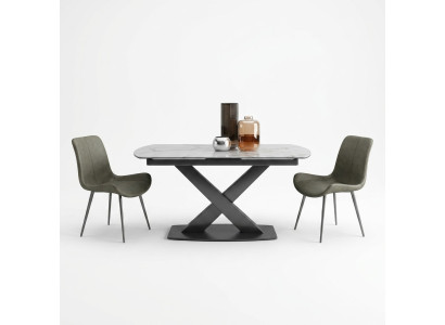 Modern wooden table dining table wood tables 120/180cm dining room extendable