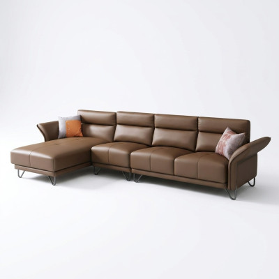 Living area corner sofa L-shape armchair set modern sofa corner couch