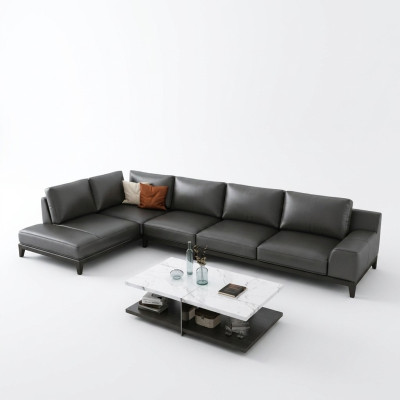Designer leather sofa corner sofa upholstery corner couch seating corner L shape decor suite