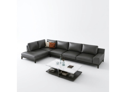 Designer leather sofa corner sofa upholstery corner couch seating corner L shape decor suite