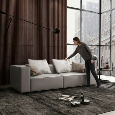 Design sofa 3-seater living room couch couches upholstered sofas new XXL