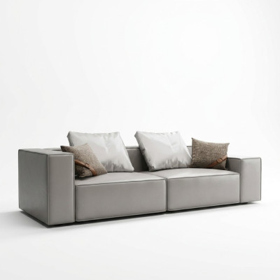 Design sofa 3-seater living room couch couches upholstered sofas new XXL