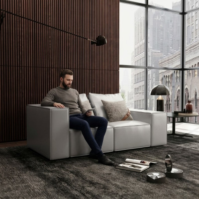 Sofa 2-seater Big XXL Couch Sofas Couches Living Room Design New