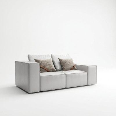 Sofa 2-seater Big XXL Couch Sofas Couches Living Room Design New