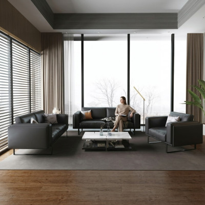 Luxury furniture sofa set couch sofa upholstery 3 2 1 couches new leather sofa