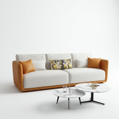 High-quality living room designer furniture 4-seater couch big XXL sofa