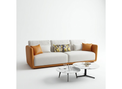 High-quality living room designer furniture 4-seater couch big XXL sofa