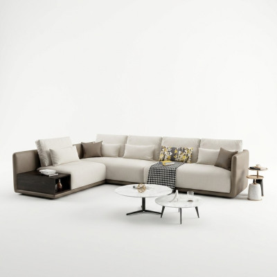 Designer leather sofa corner sofa upholstery corner couch seating corner decor L-shaped suite