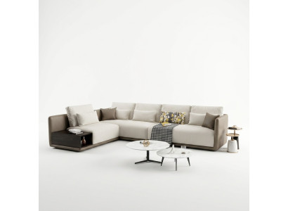 Designer leather sofa corner sofa upholstery corner couch seating corner decor L-shaped suite