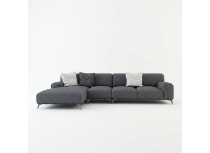 Living landscape corner sofa L-shaped couch seat upholstery set modern suite