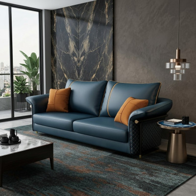 Design Sofa 3 Seater Living Room Couch Decor Couches Upholstered Sofas New XXL