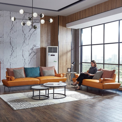 Sofa 4-seater Big XXL Couch Sofas Design Couches Living Room Four-seater