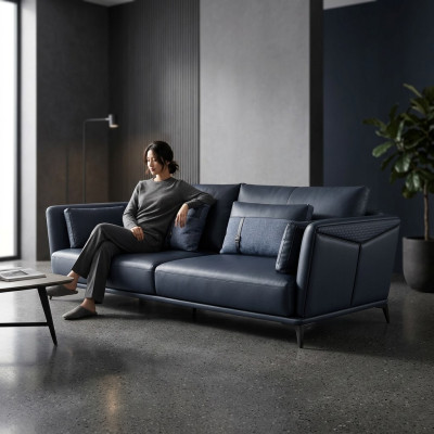 Sofa 4-seater Big XXL Couch Sofas Living Room Design New
