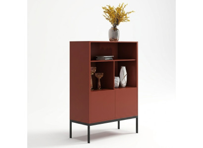 Italian dresser style furniture high designer cabinet cabinets orange