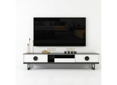 Sideboard RTV 200cm TV Cabinet Lowboard Sideboard Dresser Living Room Cabinet New
